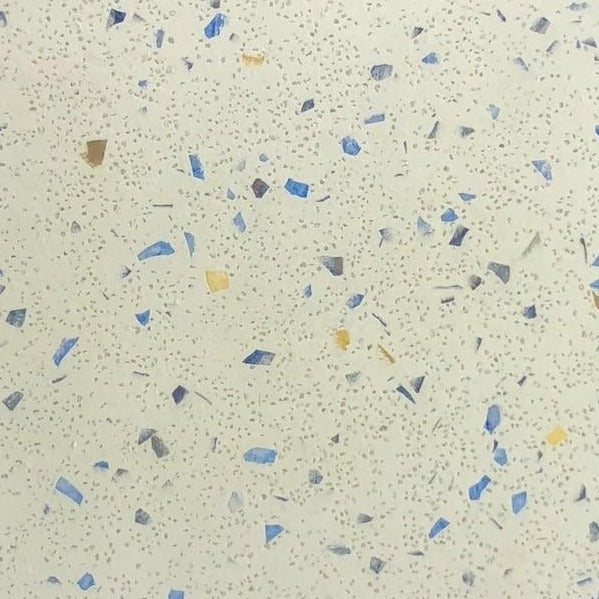 Fresco Terrazzo Blue Droplets